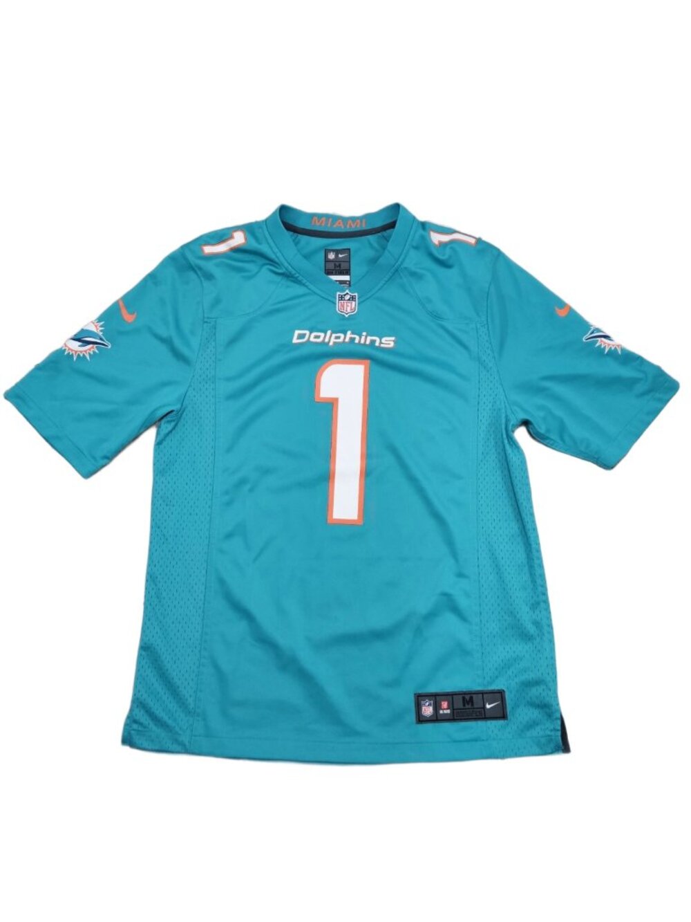 Nike Dolphins Tua Tagovailoa #1 NFL Jersey Men's M Teal